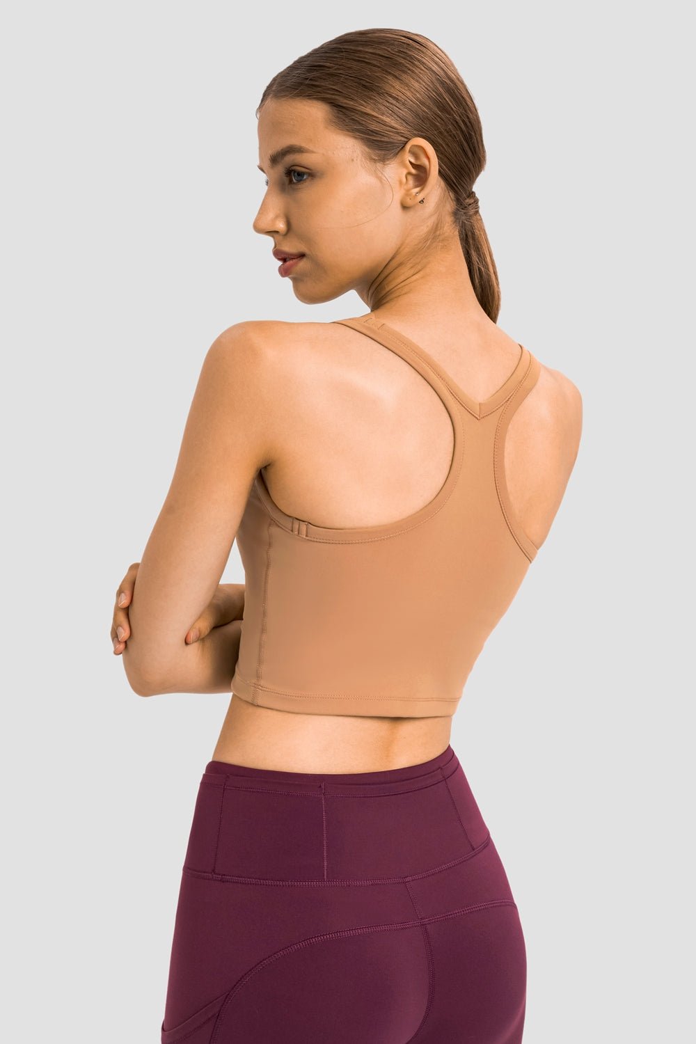 Beach Rose Co.Racerback Sports Bra