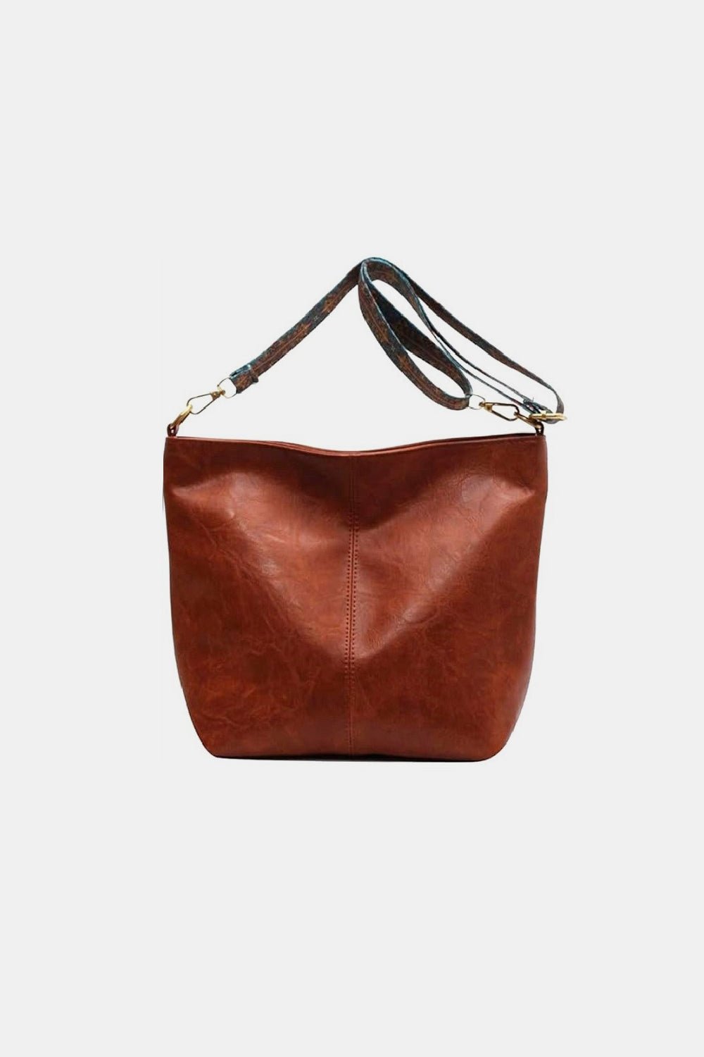 ZenanaRetro Vegan Leather Crossbody Hobo Bag