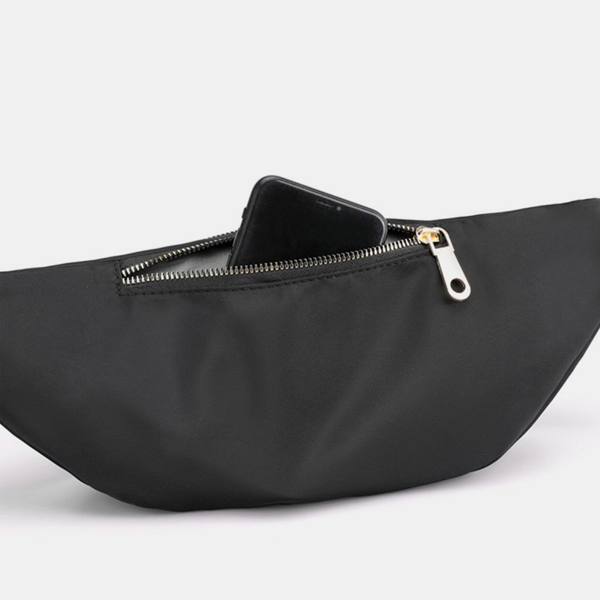 Quilted Multi Pocket Waist Belt BagSling BagZenana