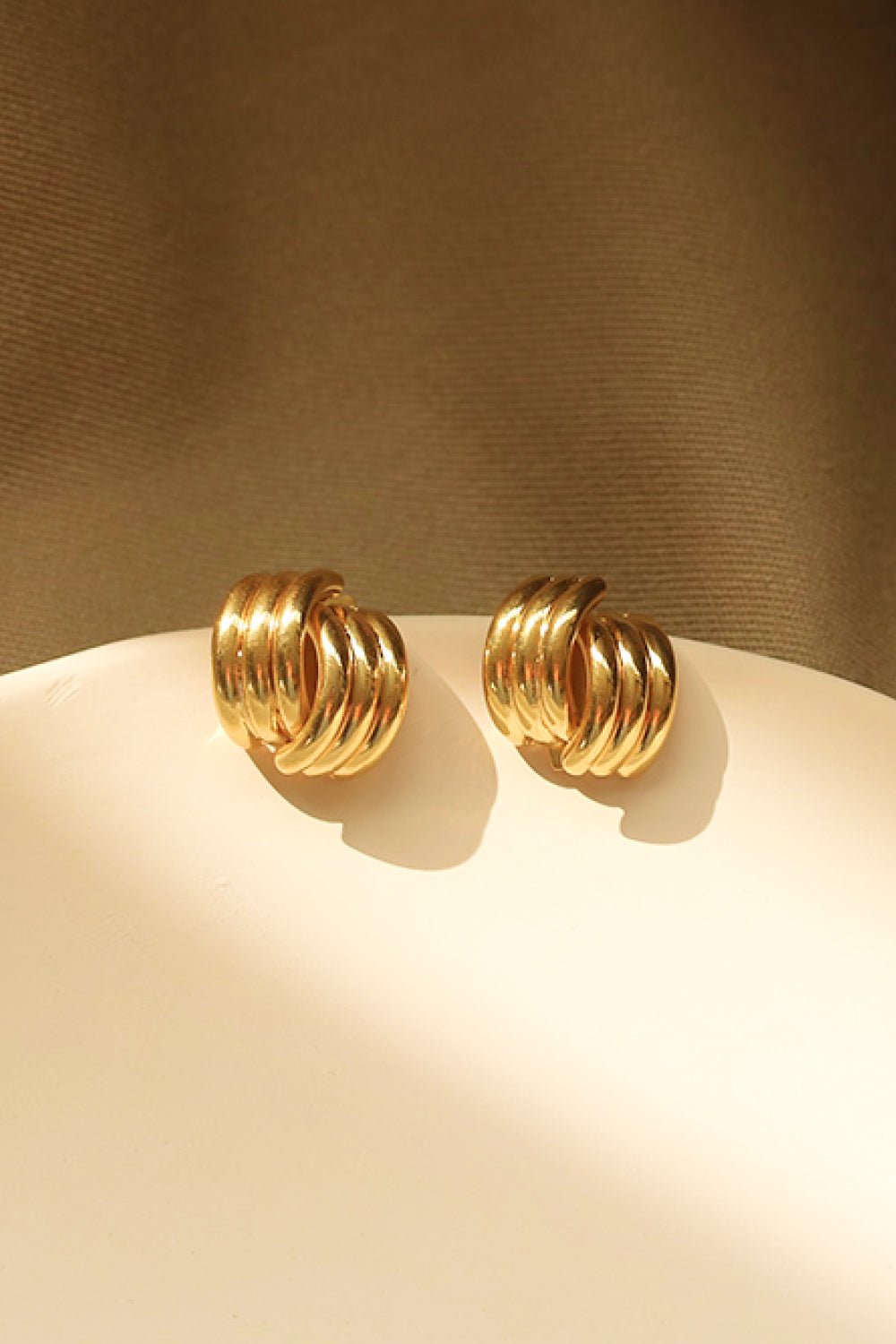 Ridge Design Post EarringsEarringsBeach Rose Co.