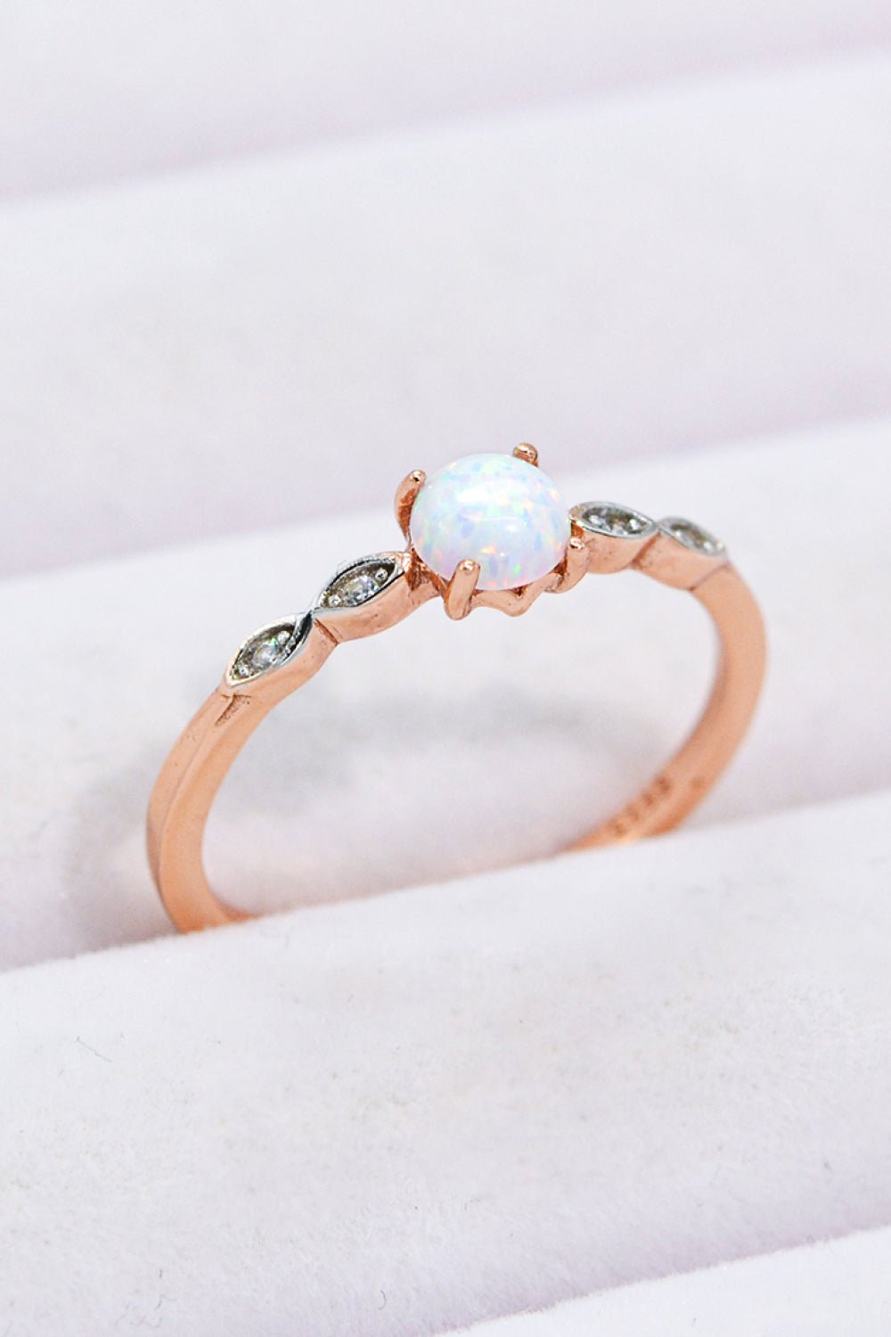 Rose Gold Opal RingRingBeach Rose Co.