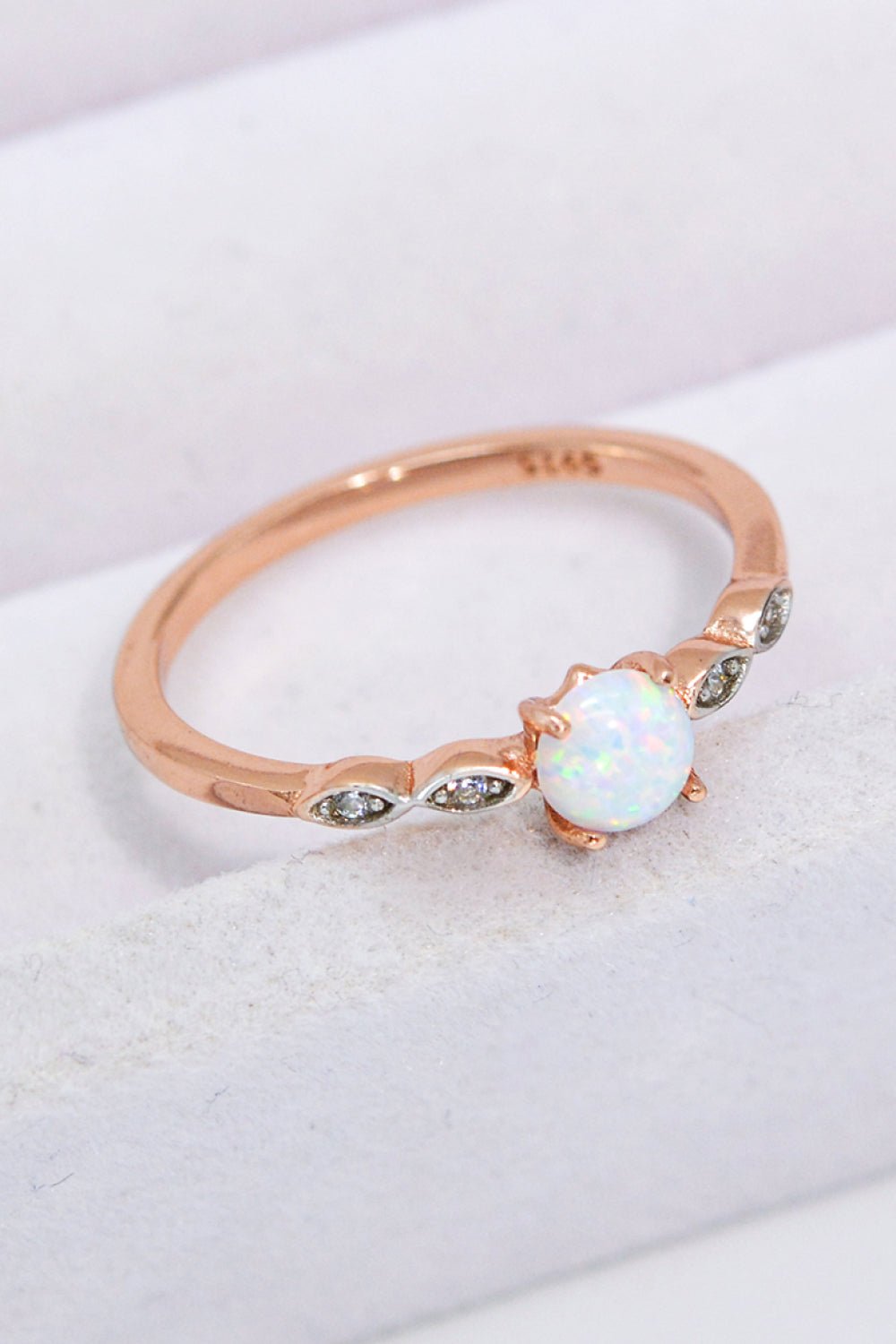 Rose Gold Opal RingRingBeach Rose Co.