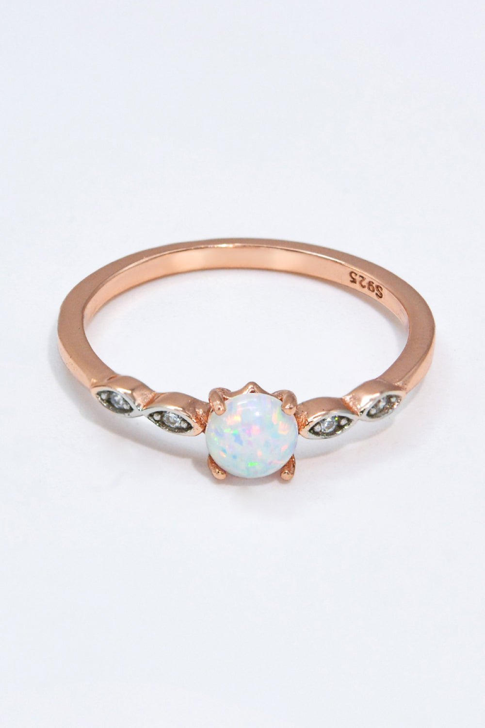 Rose Gold Opal RingRingBeach Rose Co.