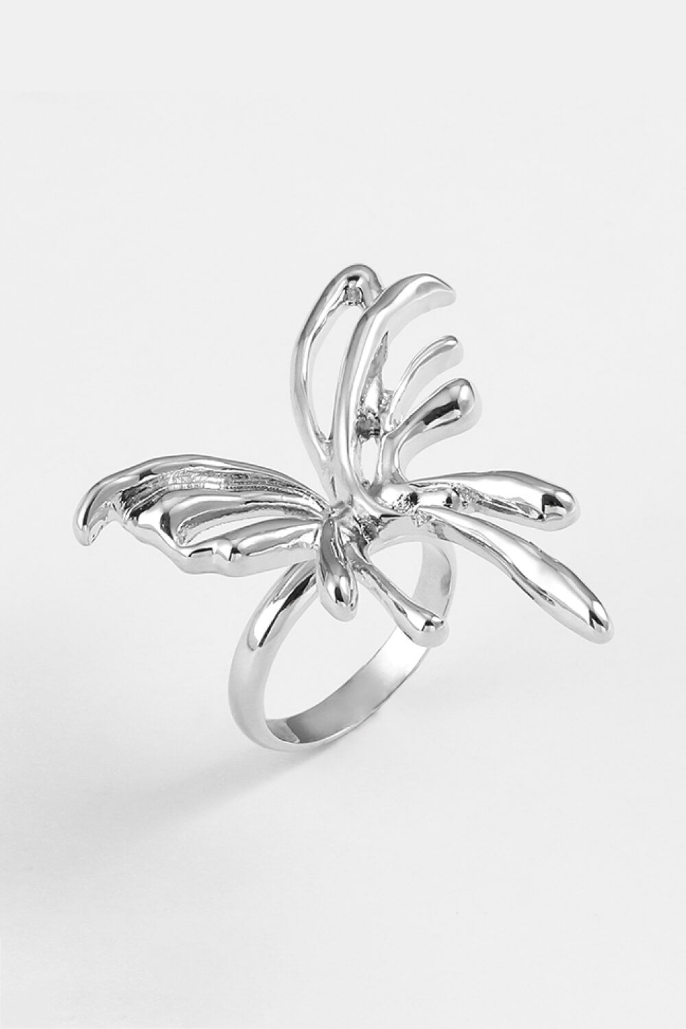 Silver Butterfly RingRingBeach Rose Co.