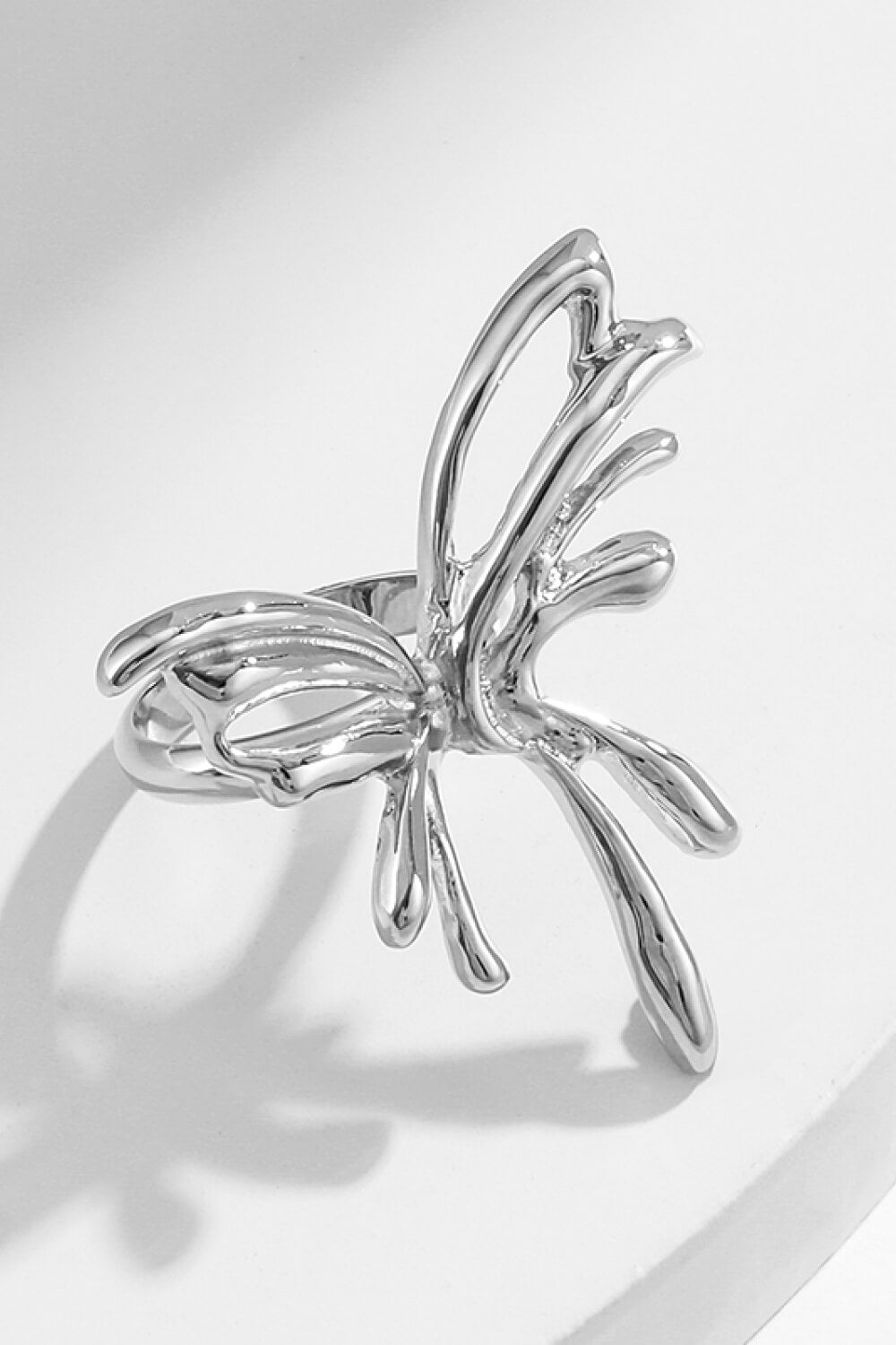 Silver Butterfly RingRingBeach Rose Co.