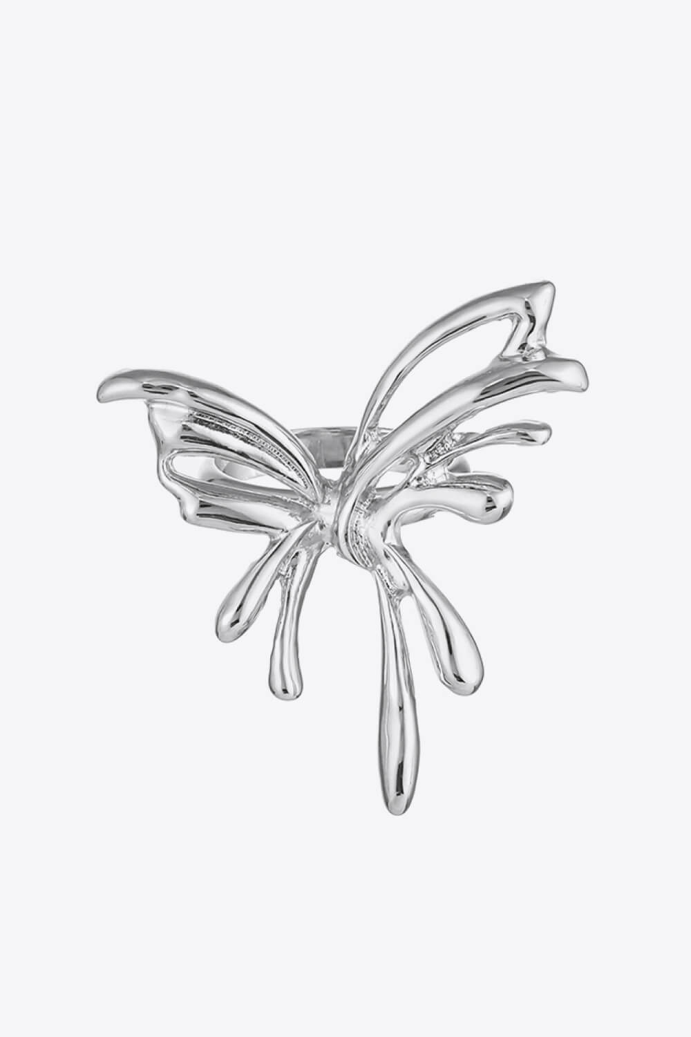 Silver Butterfly RingRingBeach Rose Co.
