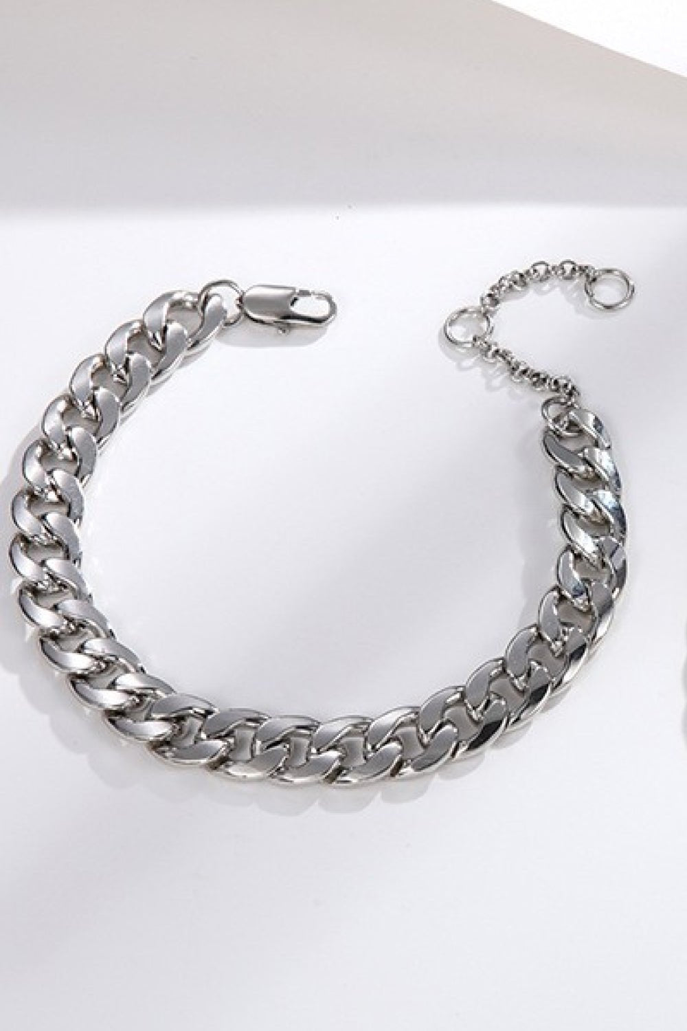 Silver Chunky Chain BraceletBraceletBeach Rose Co.