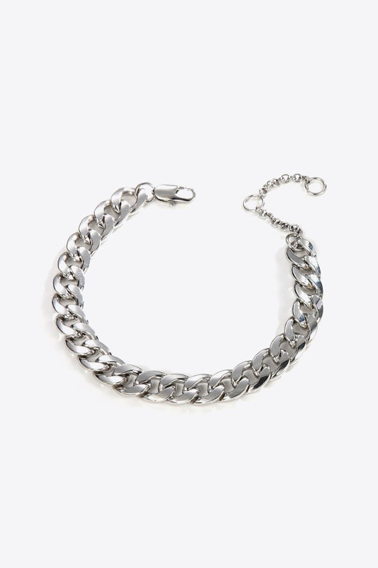 Silver Chunky Chain BraceletBraceletBeach Rose Co.