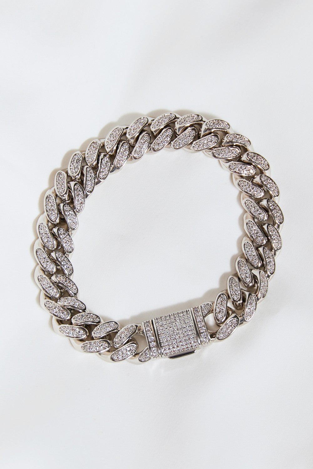 Silver Curb Chain BraceletBraceletBeach Rose Co.