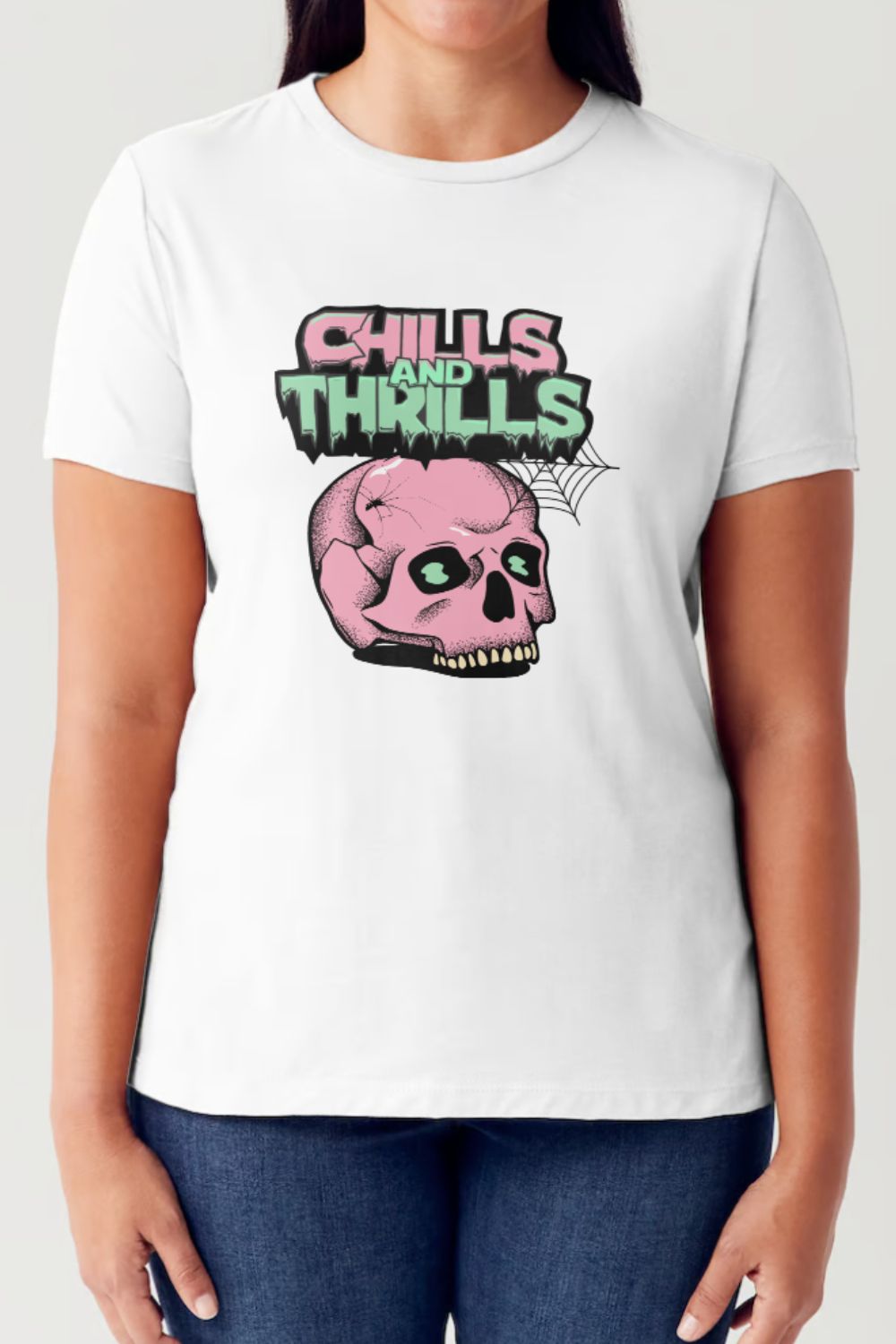 Simply Love - Chills And Thrills Short Sleeve Seamless T-Shirt