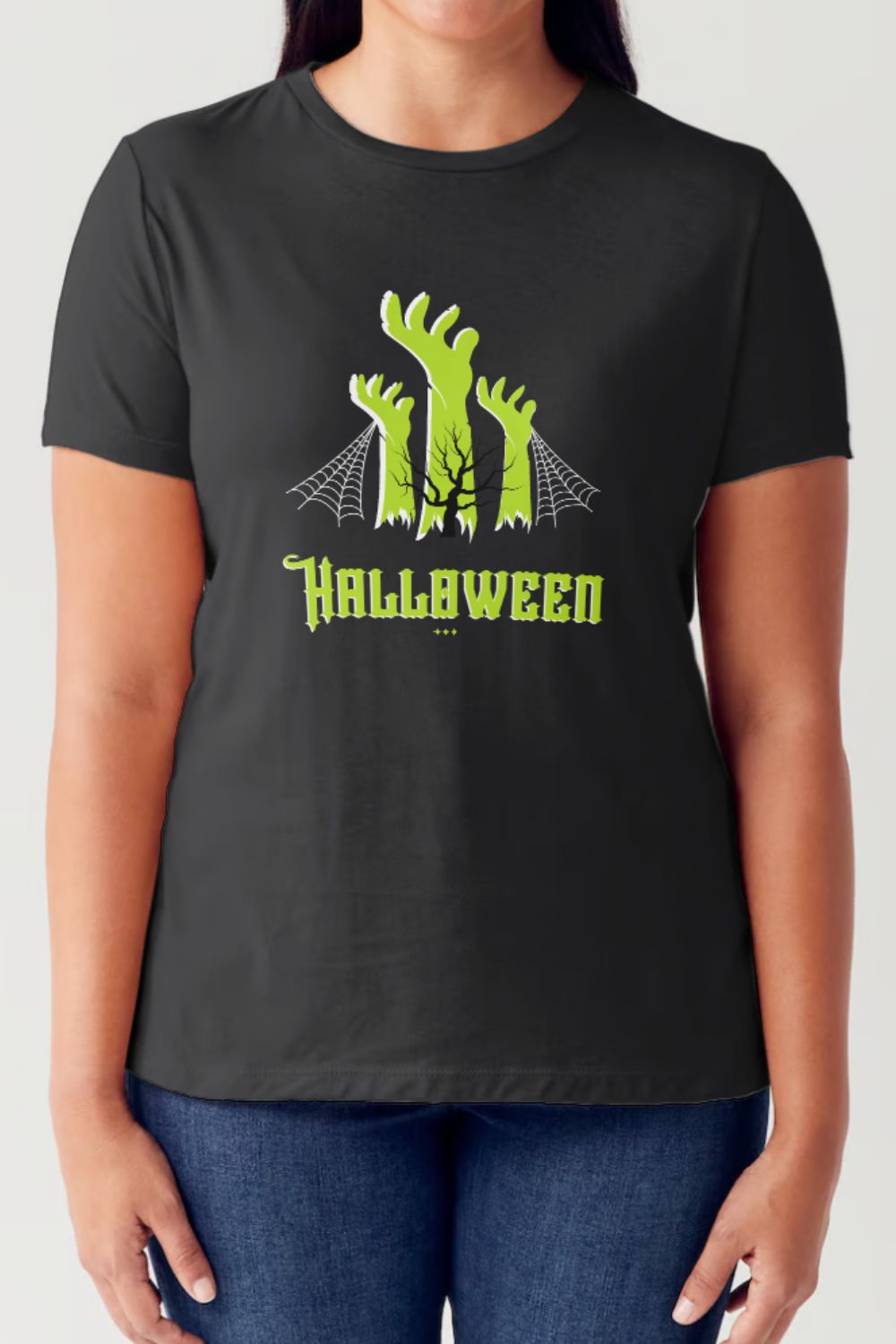 Simply Love - Halloween Graphic Short Sleeve Seamless T-Shirt