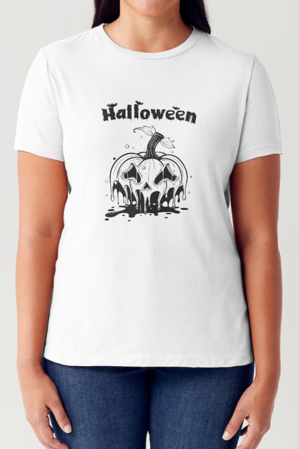 Simply Love - Halloween Short Sleeve Seamless T-Shirt