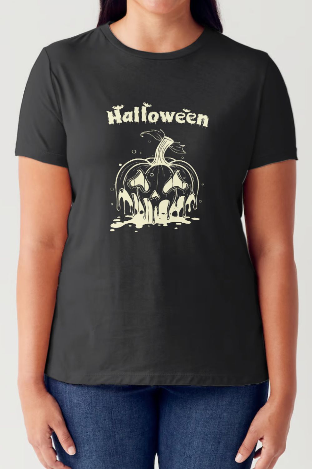 Simply Love - Halloween Short Sleeve Seamless T-Shirt