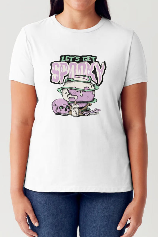 Simply Love - Let's Get Spooky Short Sleeve Seamless T-Shirt