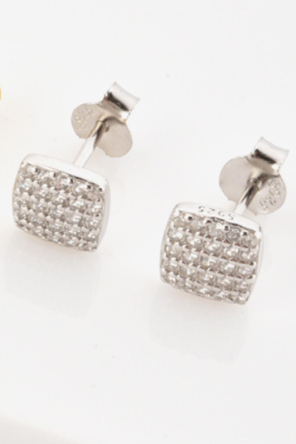 Square Zircon Stud EarringsEarringsBeach Rose Co.