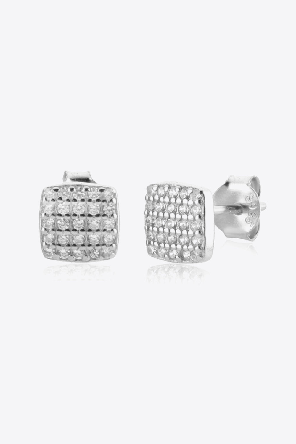 Square Zircon Stud EarringsEarringsBeach Rose Co.