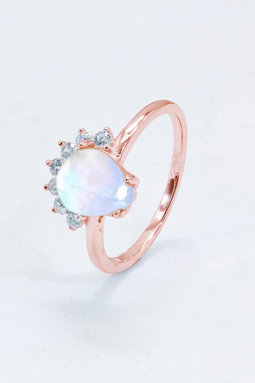 Teardrop Moonstone RingRingBeach Rose Co.