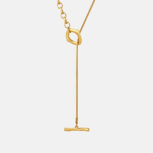 Toggle Detail Lariat Chain NecklaceNecklaceBeach Rose Co.