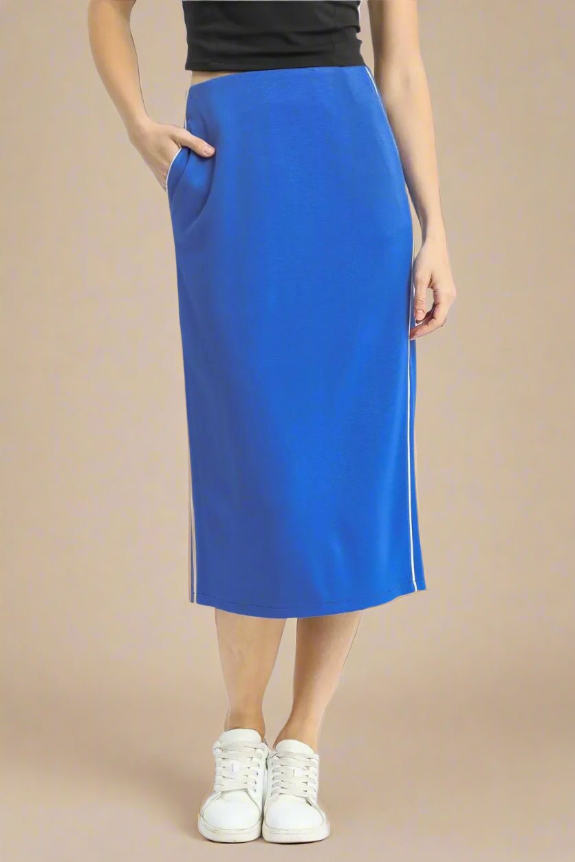 UMGEE - Cobalt Blue Midi Skirt