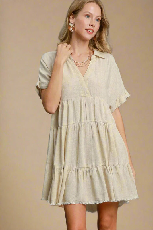 UMGEE - Sandstone Breeze Mini Dress