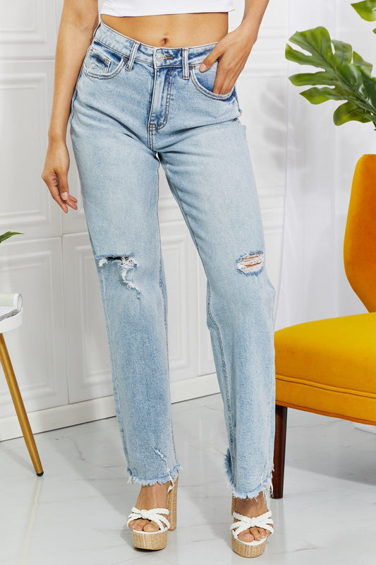 Vervet by Flying MonkeyLight Wash 90's Dad Jeans