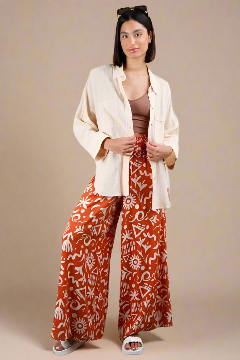 Very J - Plus Size Natural Cream Textured Button - Down Shirt