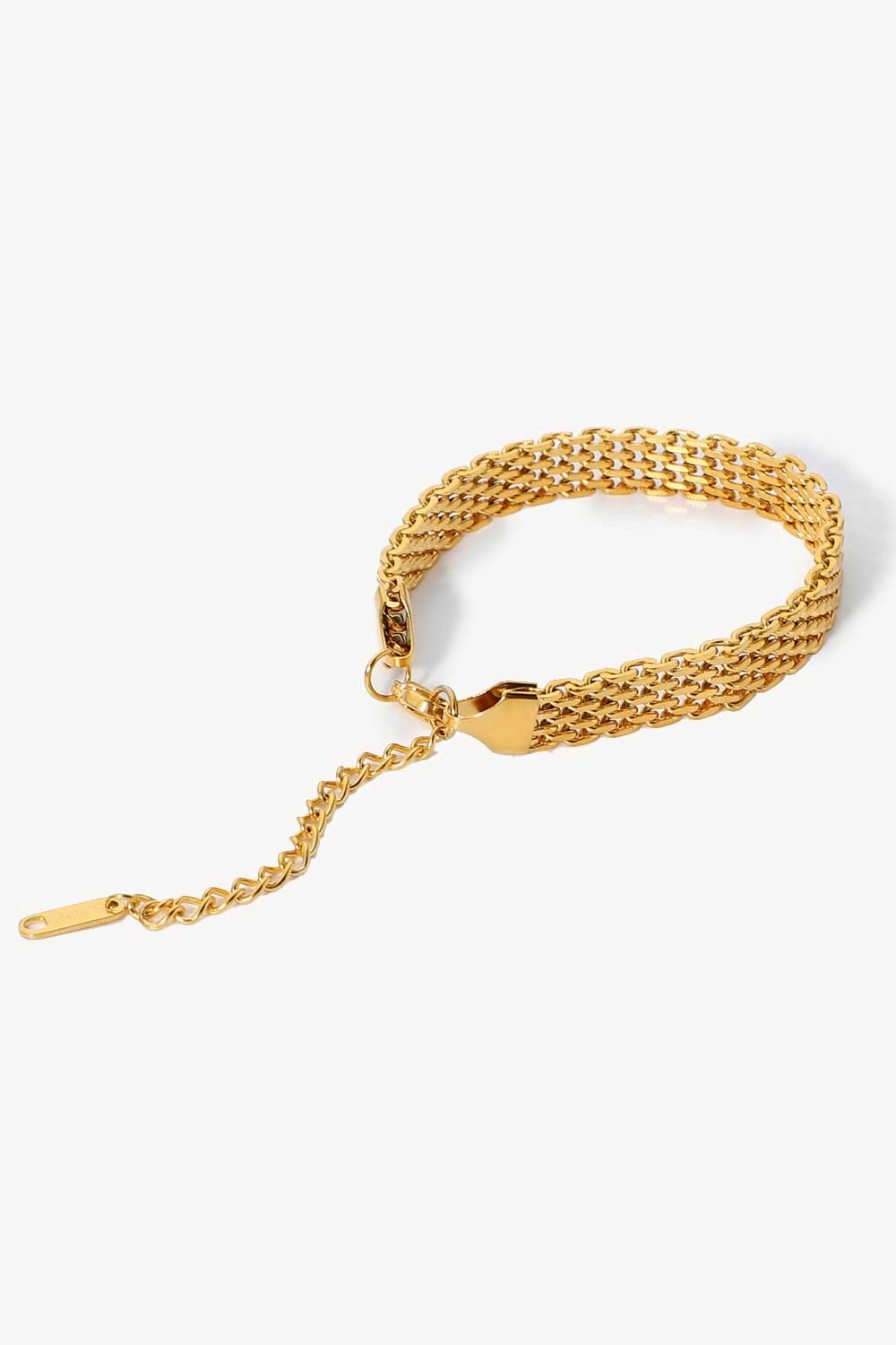 Wide Chain Gold BraceletBraceletBeach Rose Co.