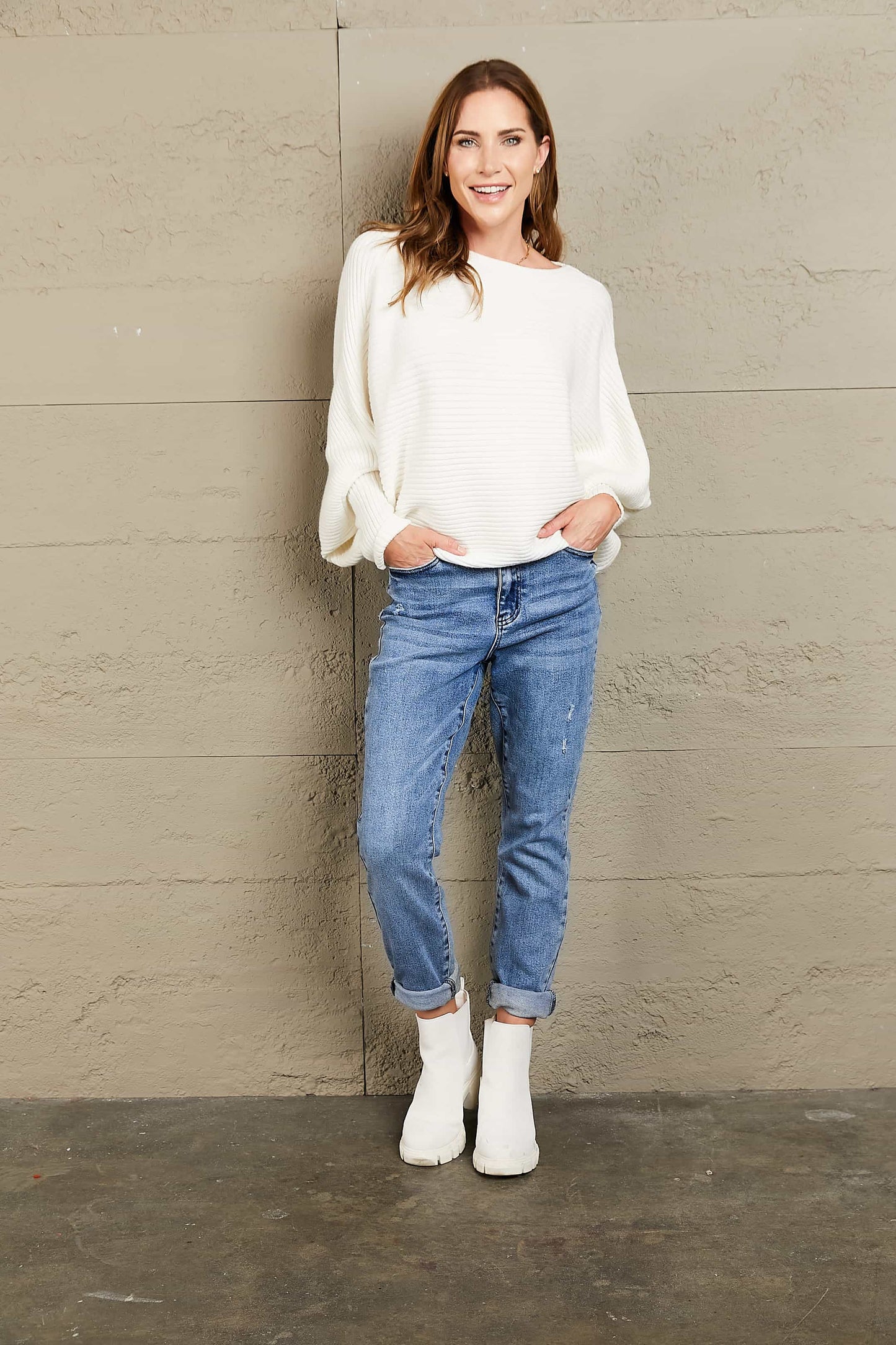 Woven Right - Dolman Sleeve Sweater