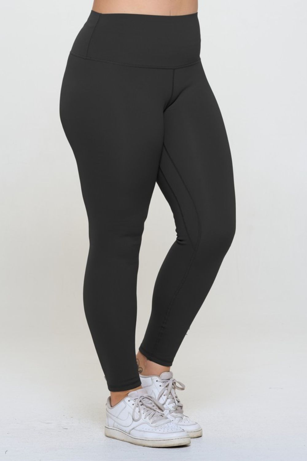 Yelete - Black Fleece Lined High Waisted Leggings