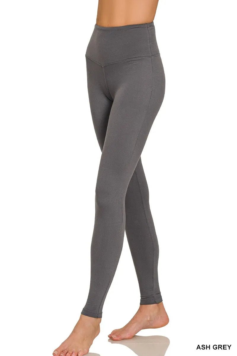 Zenana - Charcoal High Waisted Leggings