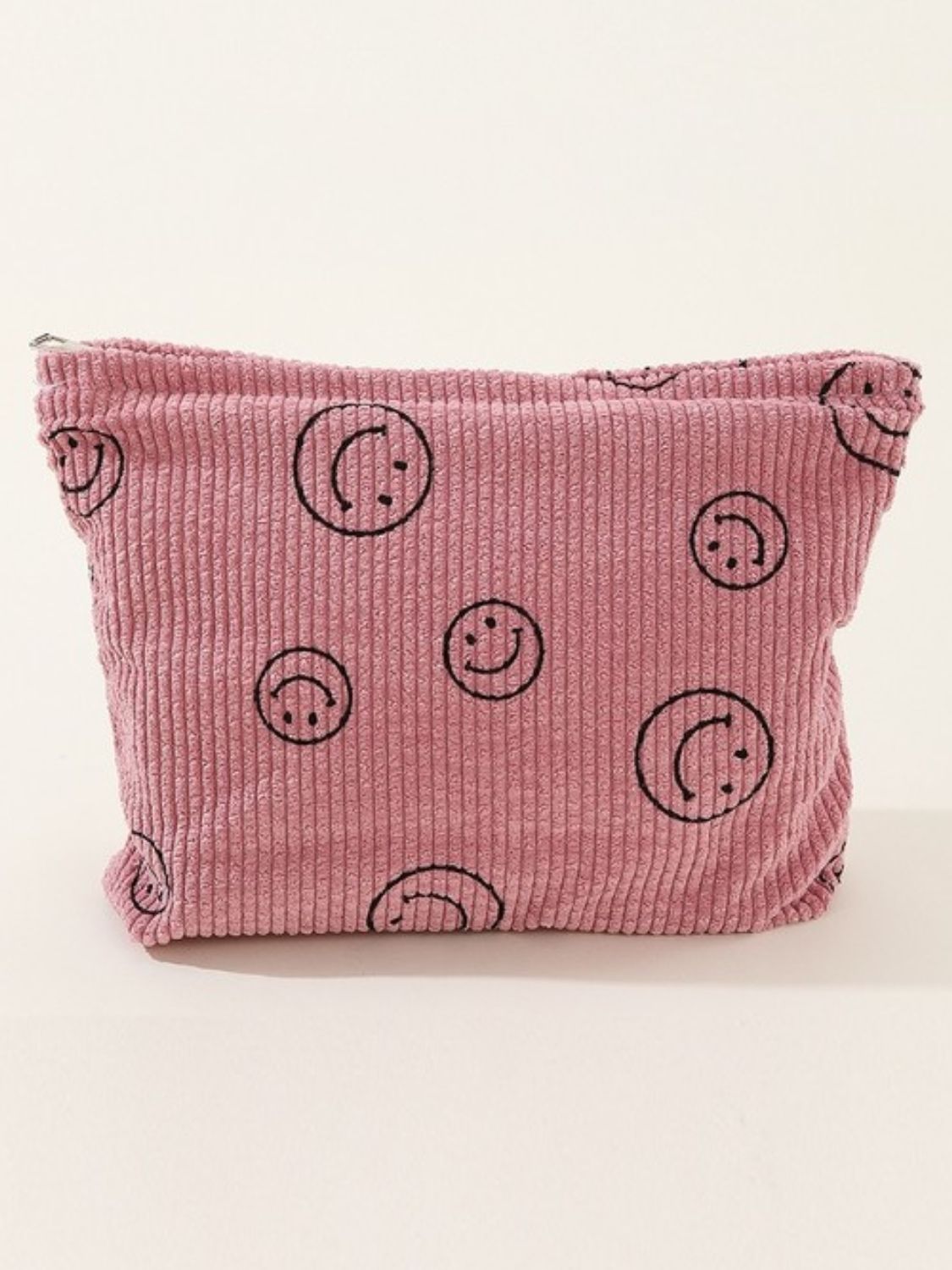 Zenana - Corduroy Smiley Clutch Bag