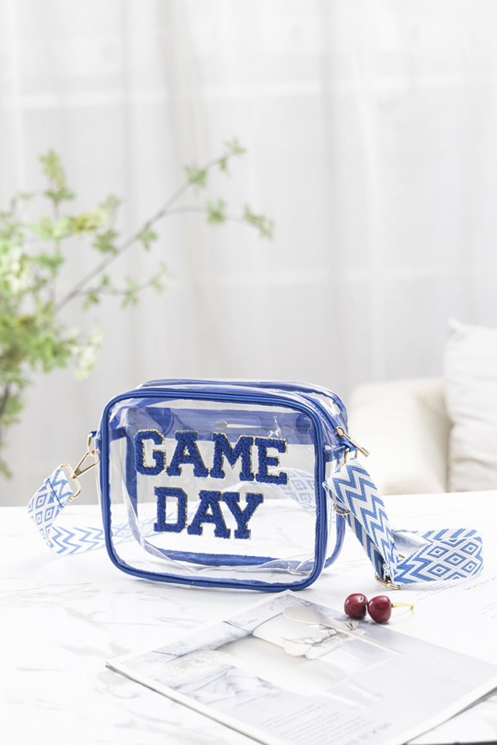 Zenana - GAME DAY Stadium Approved Transparent Crossbody Bag