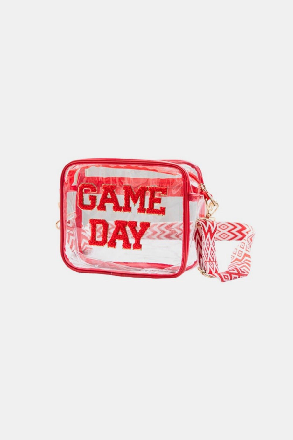 Zenana - GAME DAY Stadium Approved Transparent Crossbody Bag