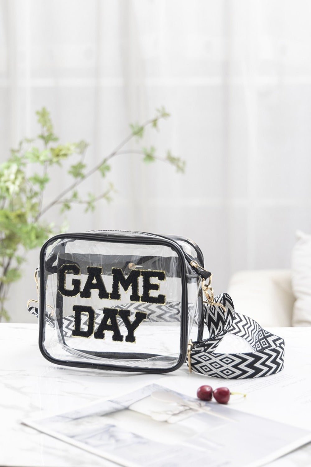 Zenana - GAME DAY Stadium Approved Transparent Crossbody Bag