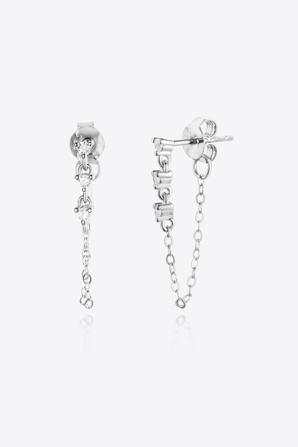 Zircon Chain EarringsEarringsBeach Rose Co.