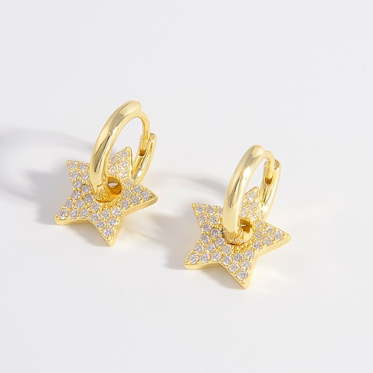 Zircon Star EarringsEarringsBeach Rose Co.