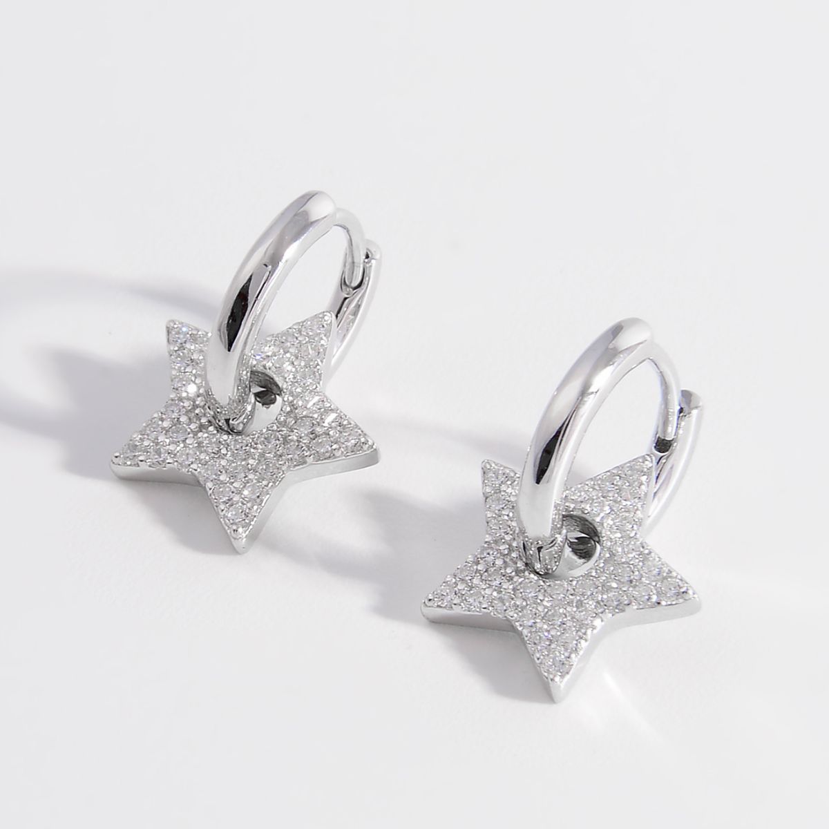 Zircon Star EarringsEarringsBeach Rose Co.