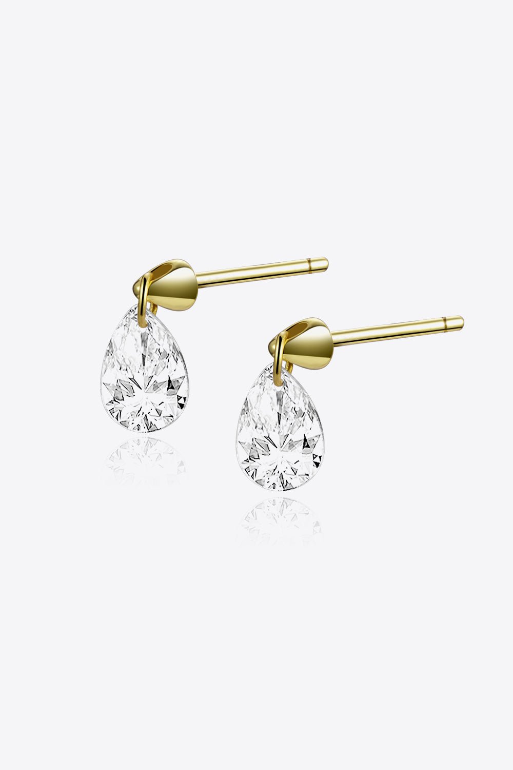 Zircon Teardrop EarringsEarringsBeach Rose Co.