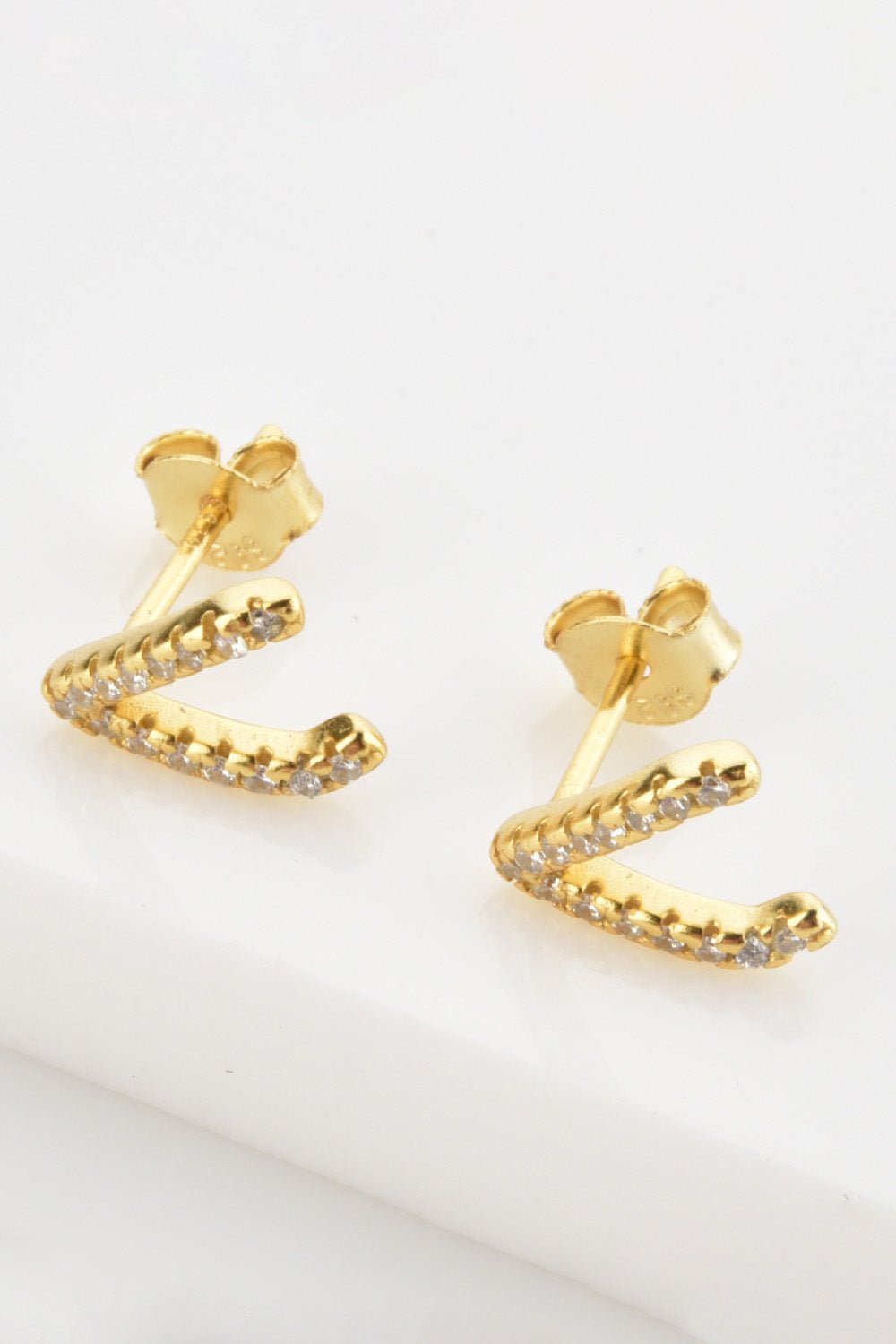 Zircon V Stud EarringsEarringsBeach Rose Co.