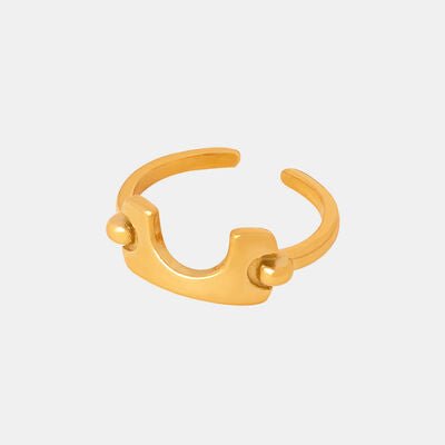 18K Gold-Plated Irregular Open RingringBeach Rose Co.