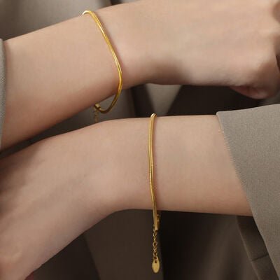 18K Gold-Plated Minimalist BraceletBraceletBeach Rose Co.