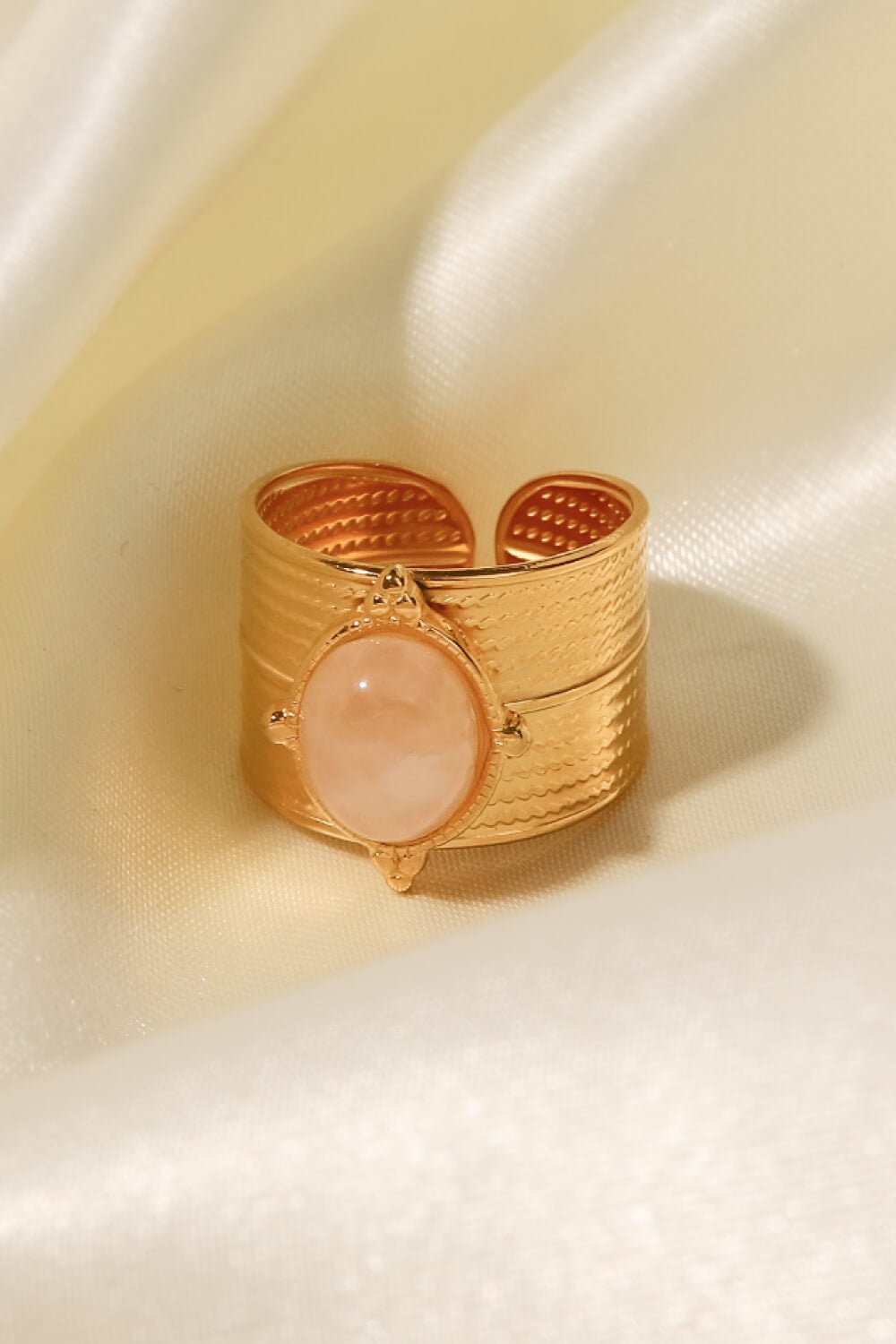18K Gold-Plated Wide Open RingRingBeach Rose Co.