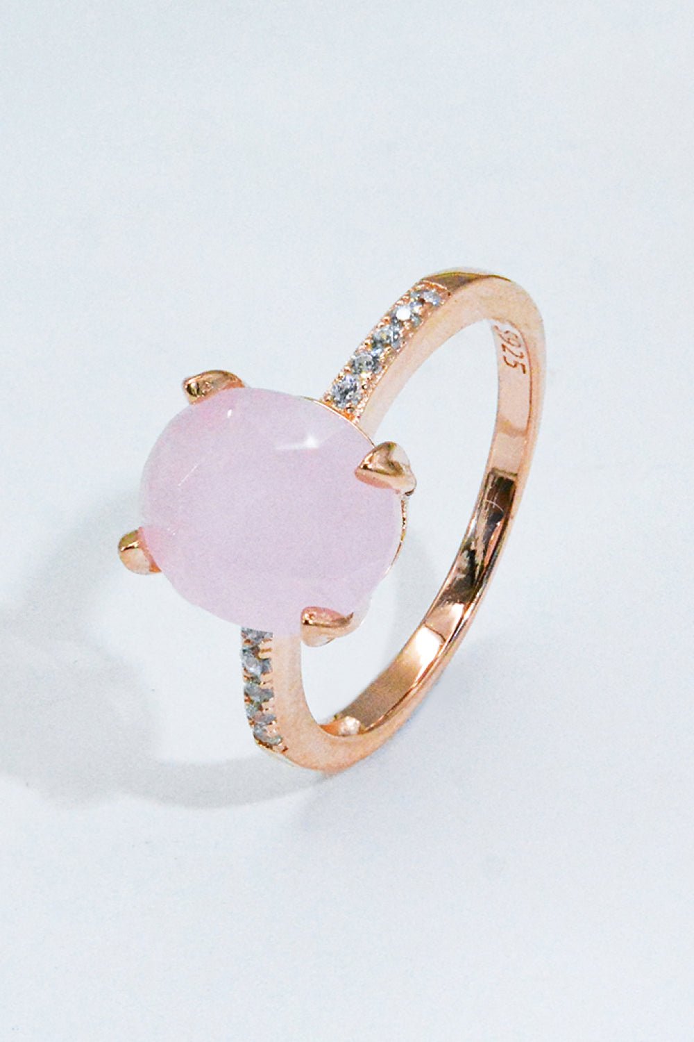 Be There Pink Quartz RingRingBeach Rose Co.