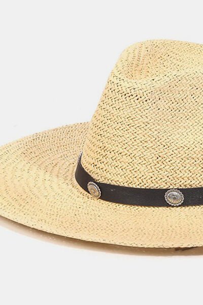 Belt Band Straw Hat in IvorySunhatFame