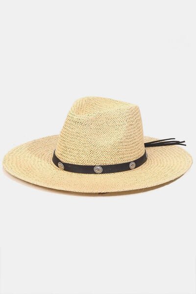 Belt Band Straw Hat in IvorySunhatFame