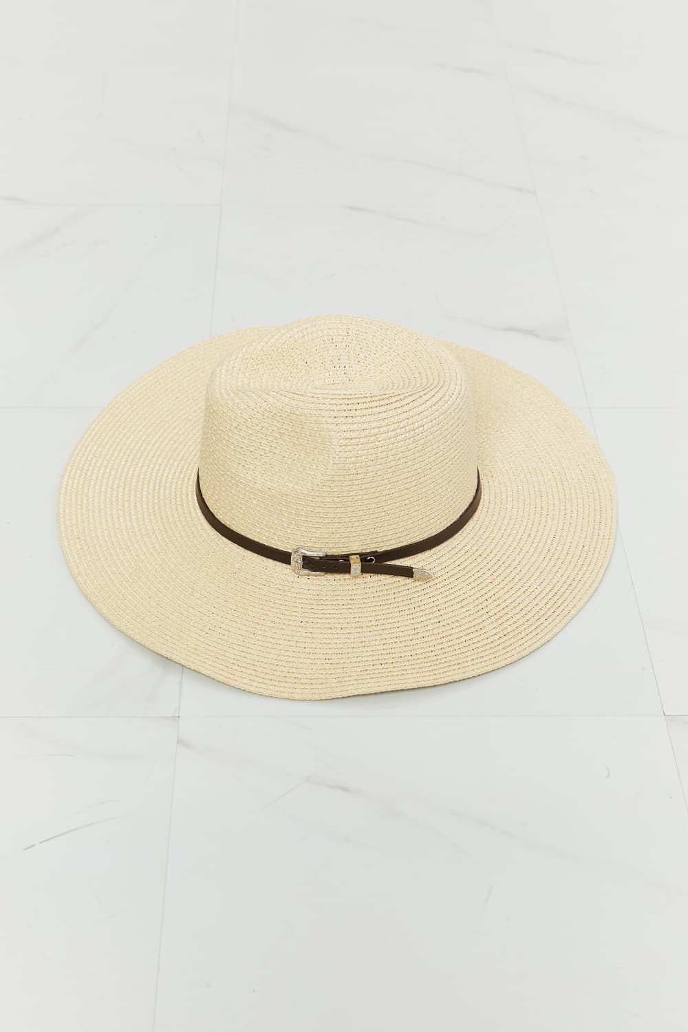 Straw Fedora Hat in IvoryFedoraFame