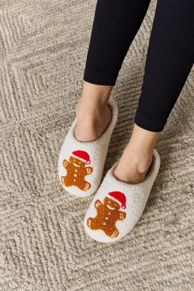 Christmas Gingerbread Man Cozy SlippersSlippersMelody