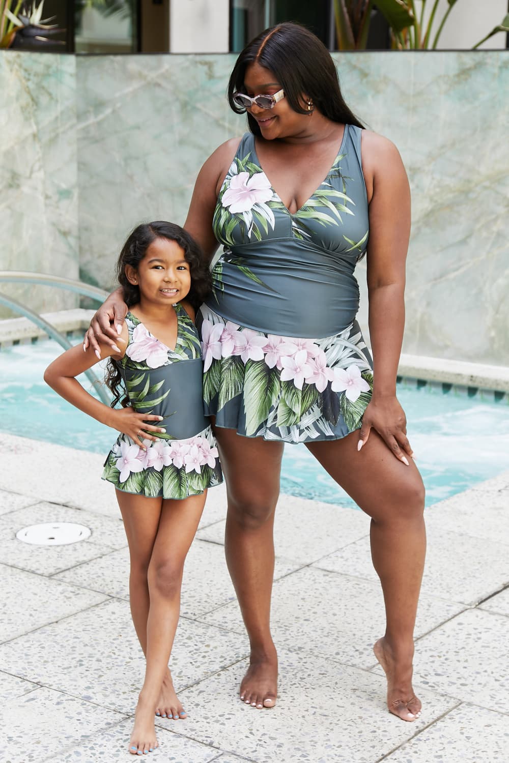 Women's Swim Dress in Aloha ForestSwim DressMarina West Swim
