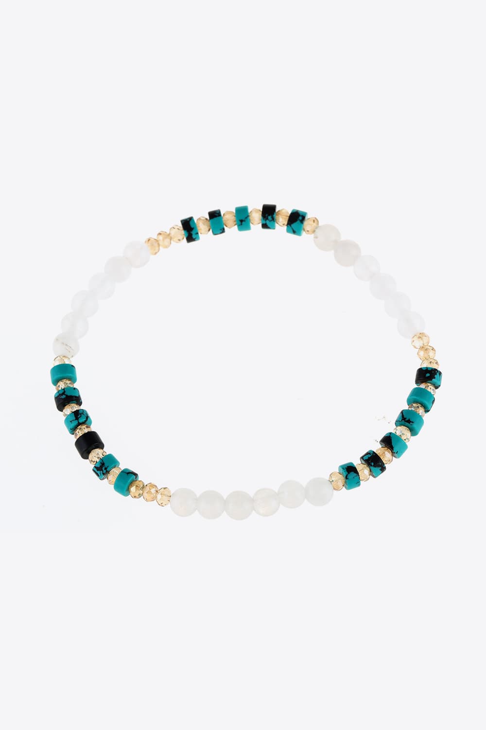 Crystal & Natural Stone BraceletBraceletBeach Rose Co.