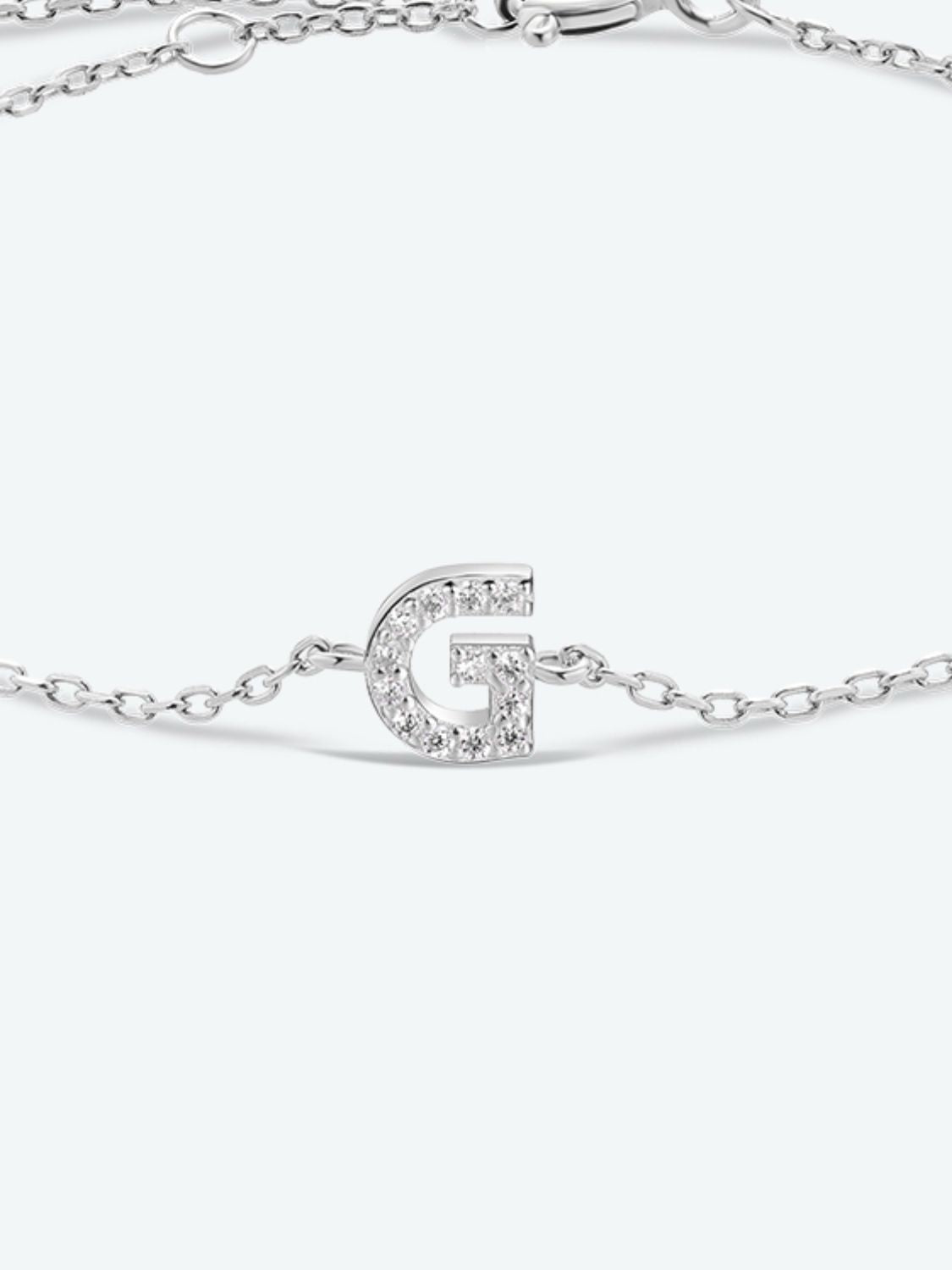 G To K Zircon Initial BraceletBraceletBeach Rose Co.